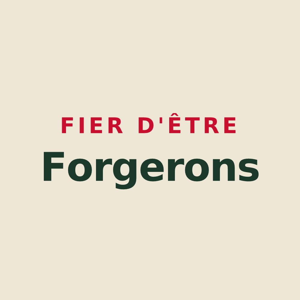 Tote bag « Fier d'être Forgerons » — design pour Les Forges