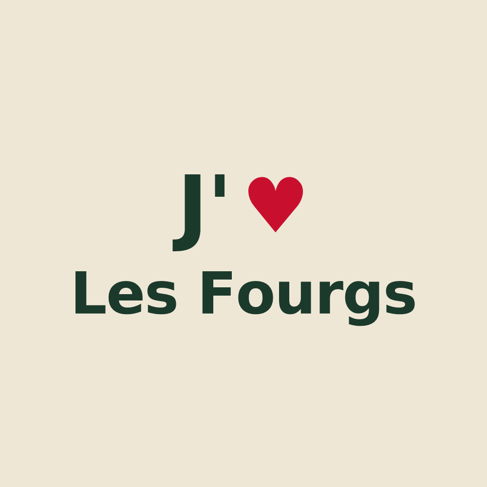 Tote bag personnalisé Les Fourgs — design J'aime Les Fourgs