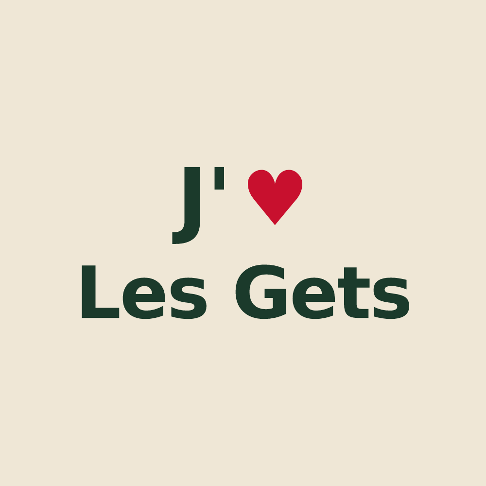 Tote bag personnalisé Les Gets — design J'aime Les Gets