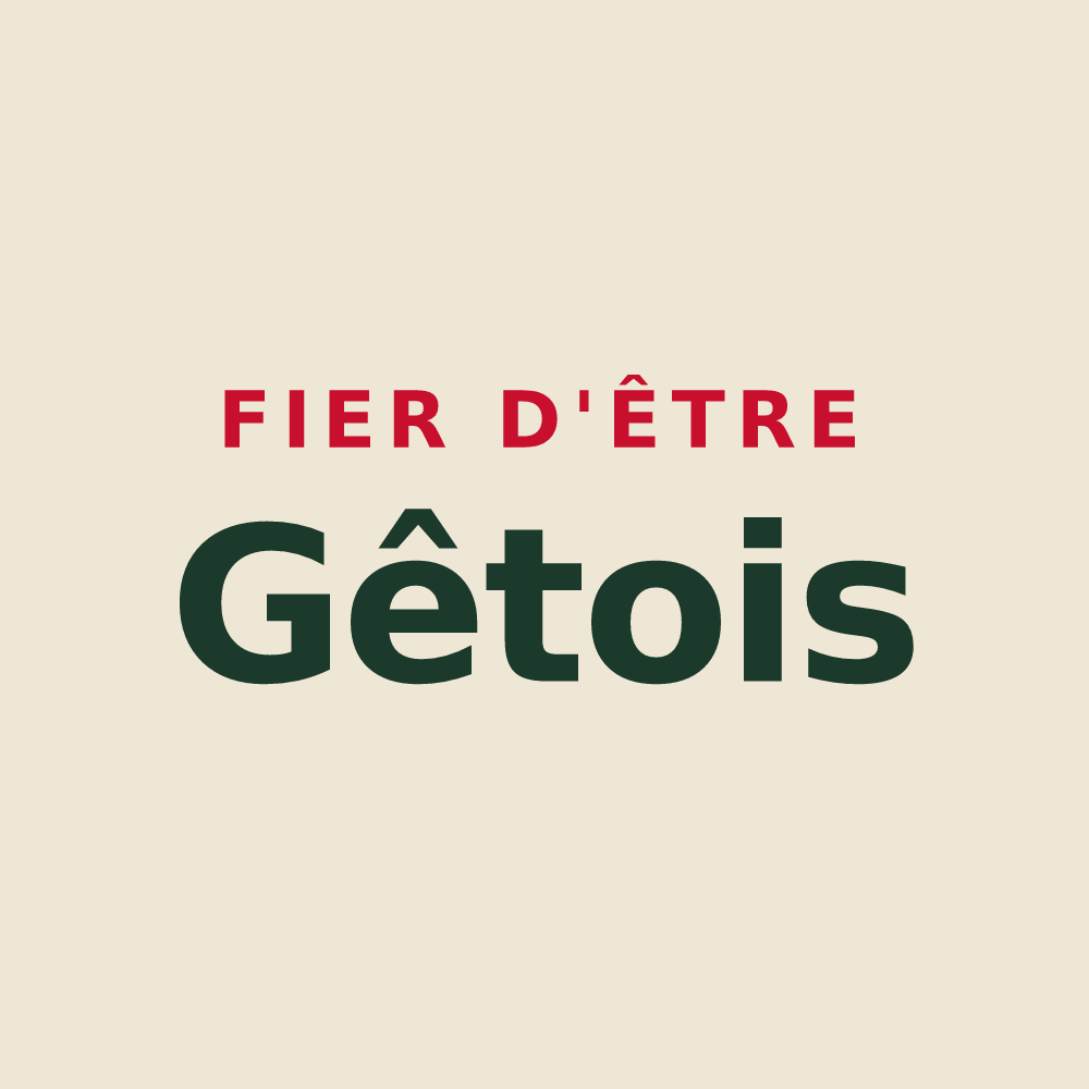 Tote bag « Fier d'être Gêtois » — design pour Les Gets