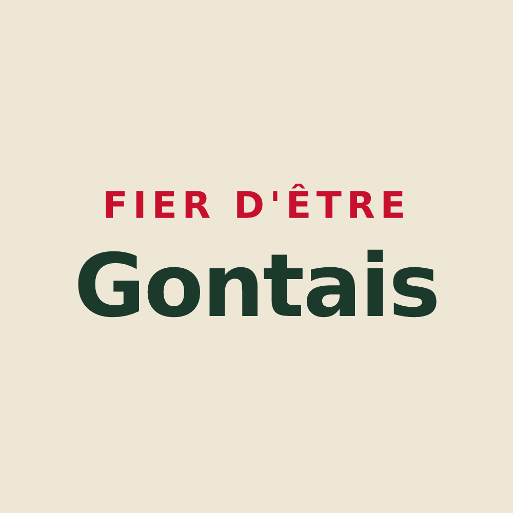 Tote bag « Fier d'être Gontais » — design pour Les Gonds