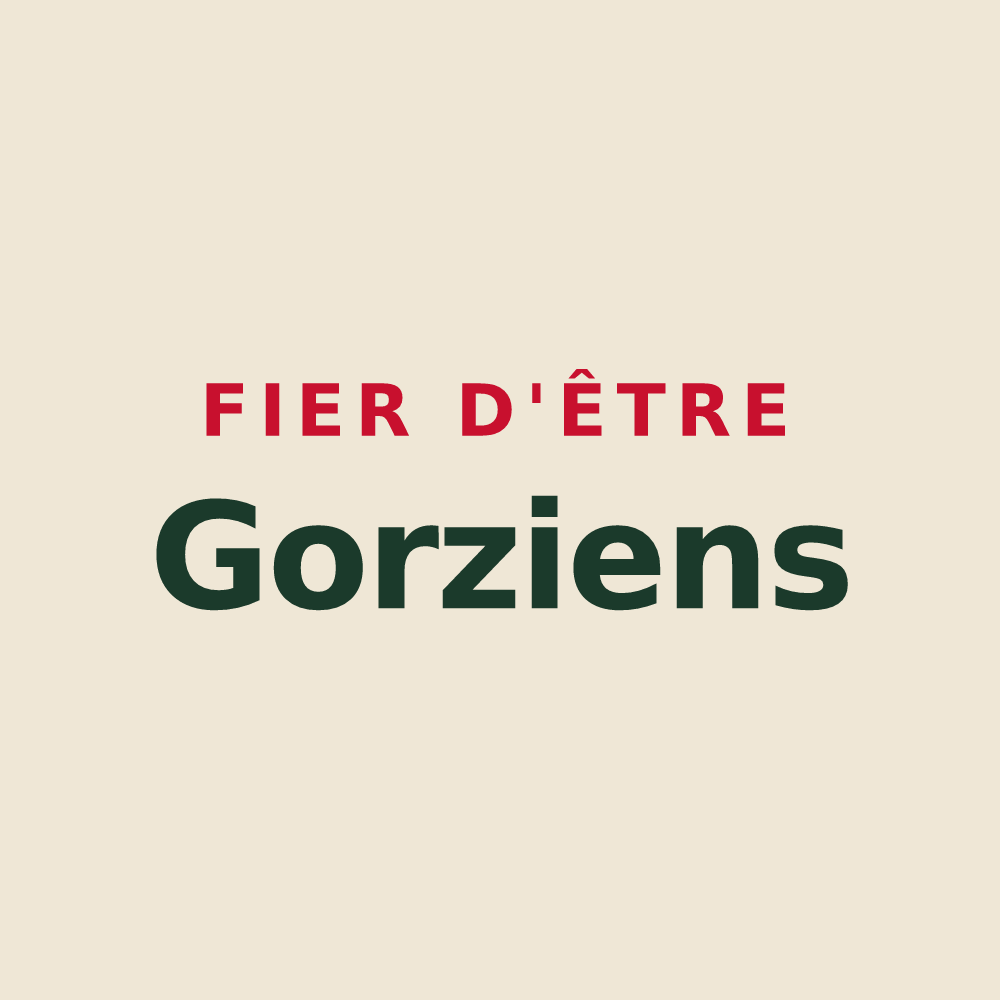 Tote bag « Fier d'être Gorziens » — design pour Les Gours