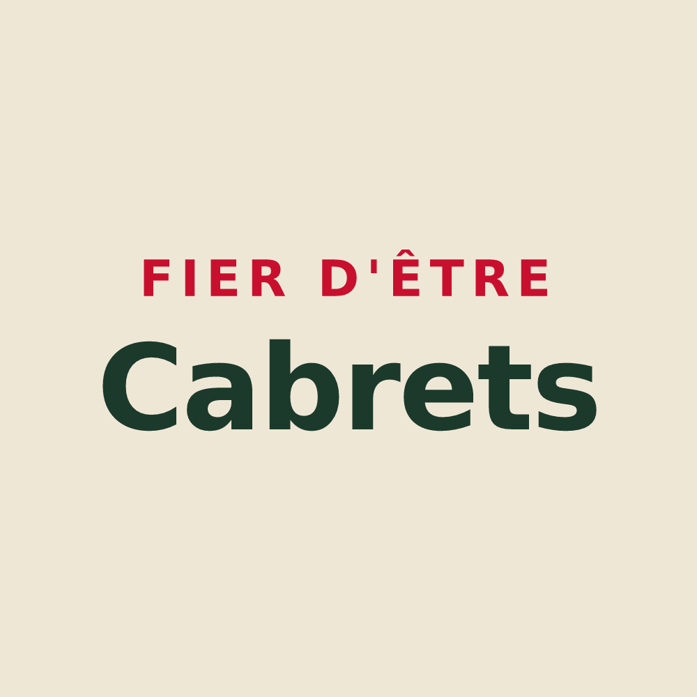 Tote bag « Fier d'être Cabrets » — design pour Les Grandes-Armoises