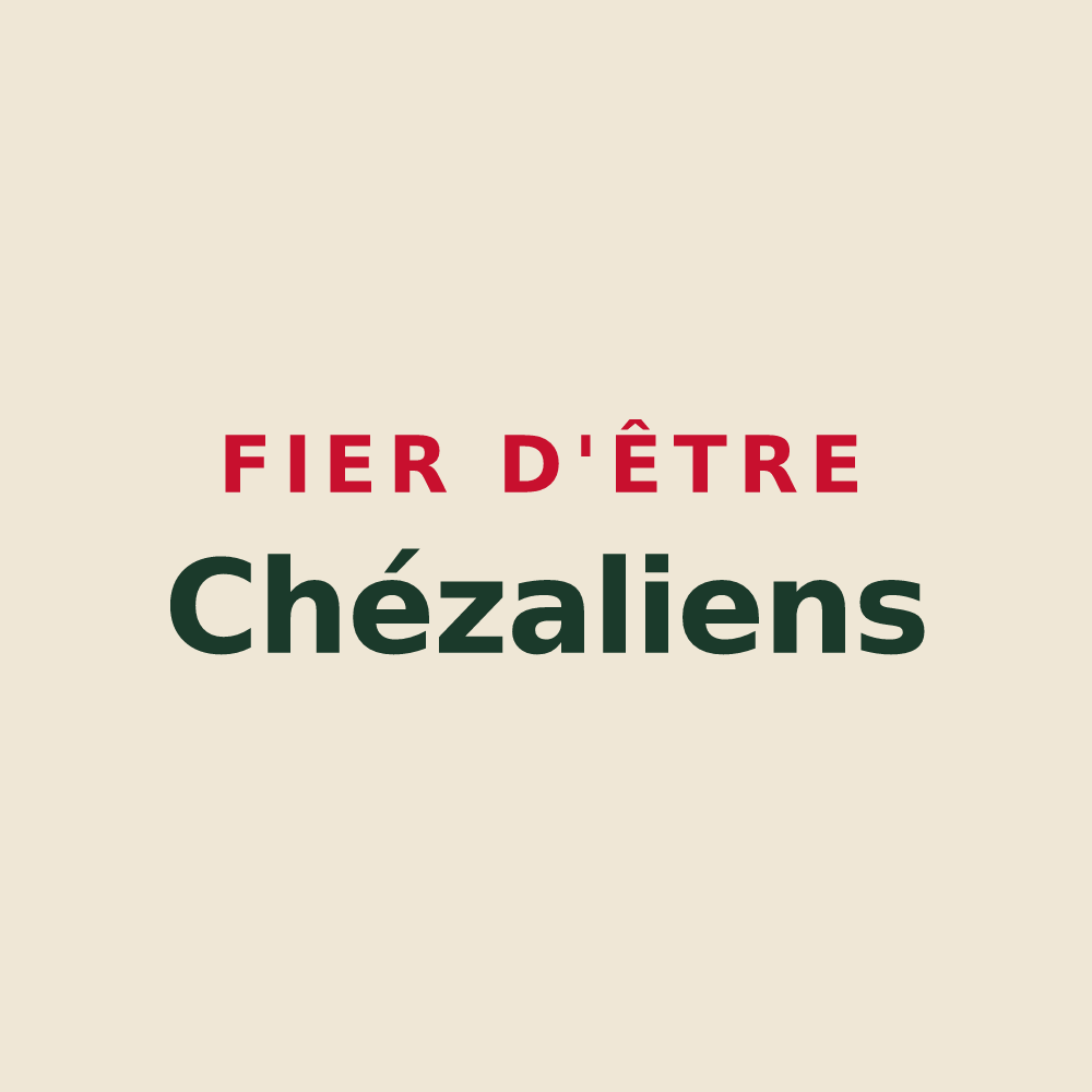 Tote bag « Fier d'être Chézaliens » — design pour Les Grands-Chézeaux