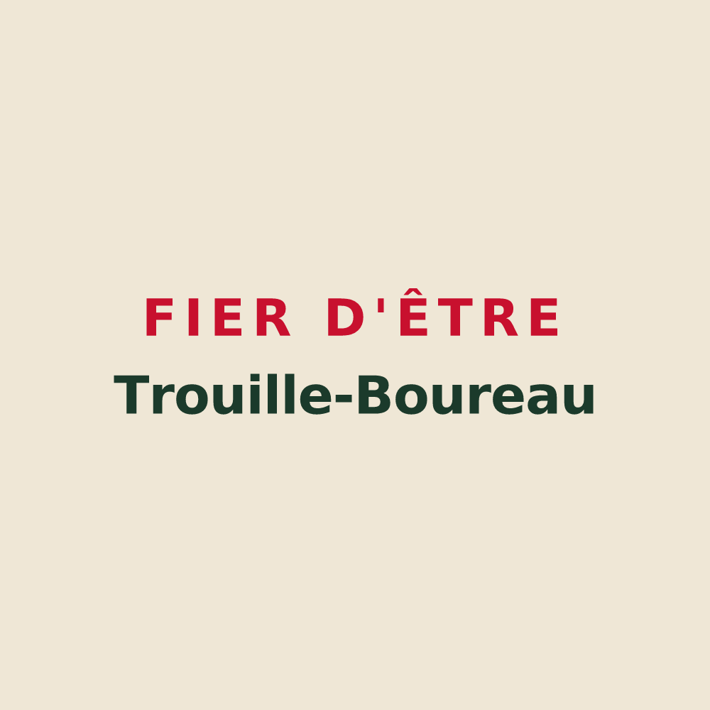 Tote bag « Fier d'être Trouille-Boureau » — design pour Les Hôpitaux-Vieux