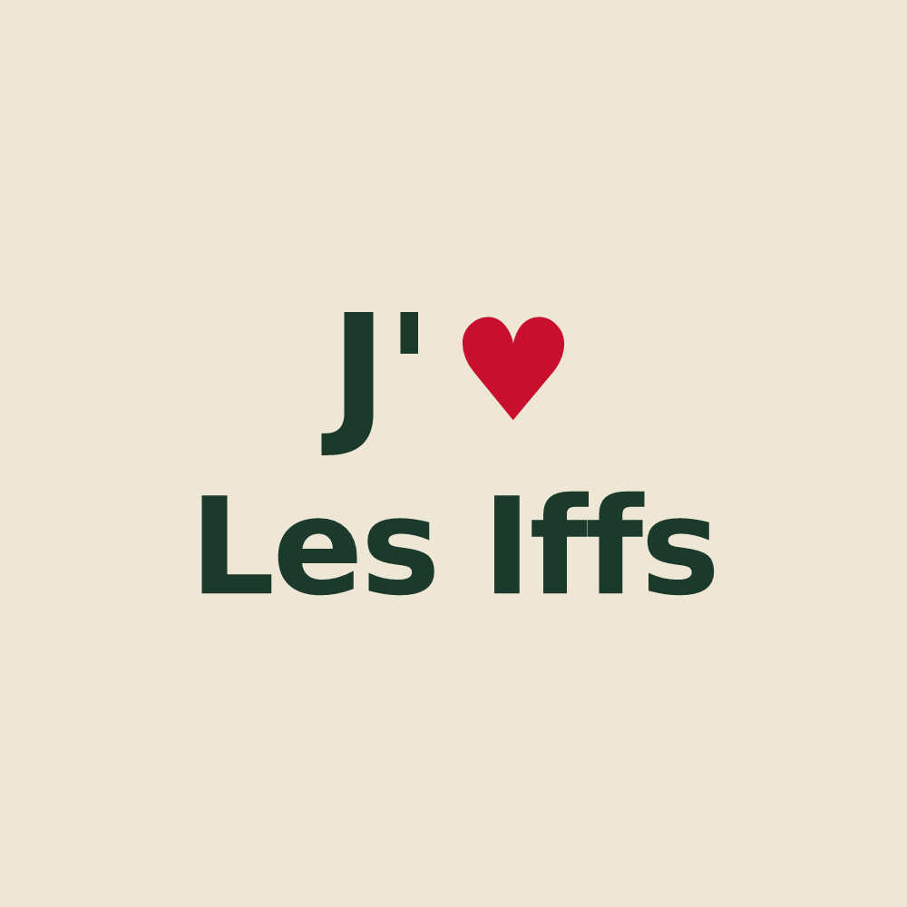 Tote bag personnalisé Les Iffs — design J'aime Les Iffs