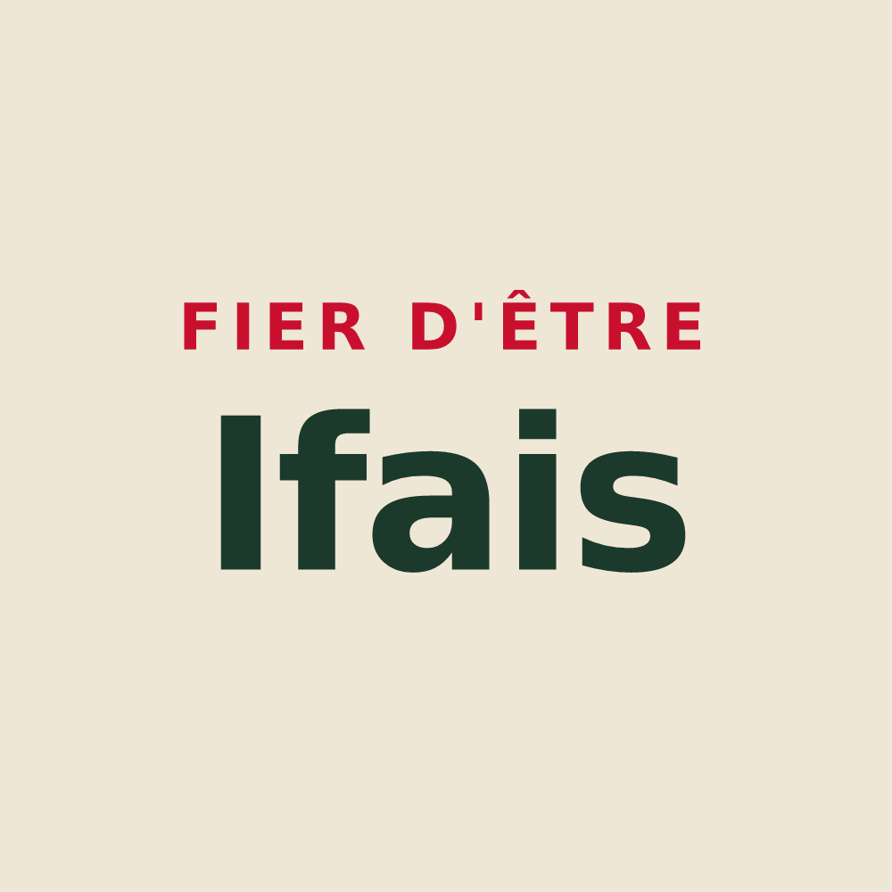 Tote bag « Fier d'être Ifais » — design pour Les Ifs