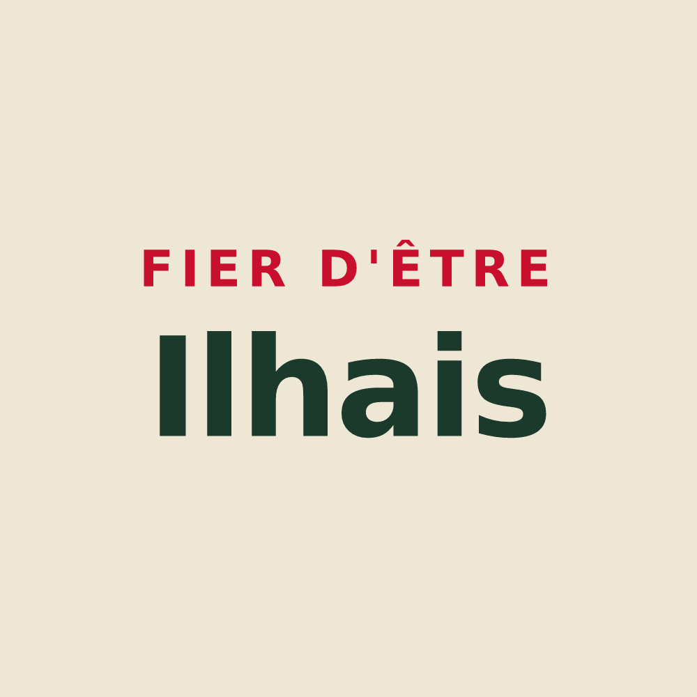Tote bag « Fier d'être Ilhais » — design pour Les Ilhes