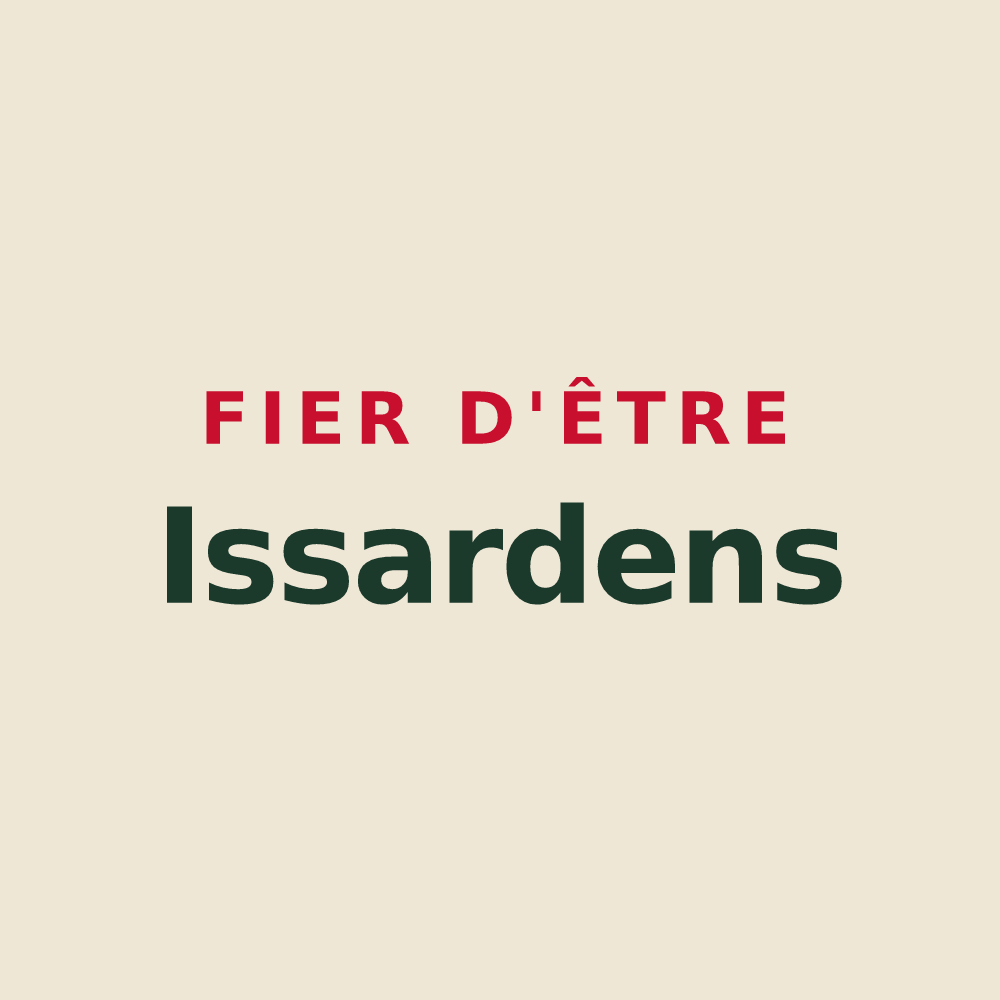 Tote bag « Fier d'être Issardens » — design pour Les Issards