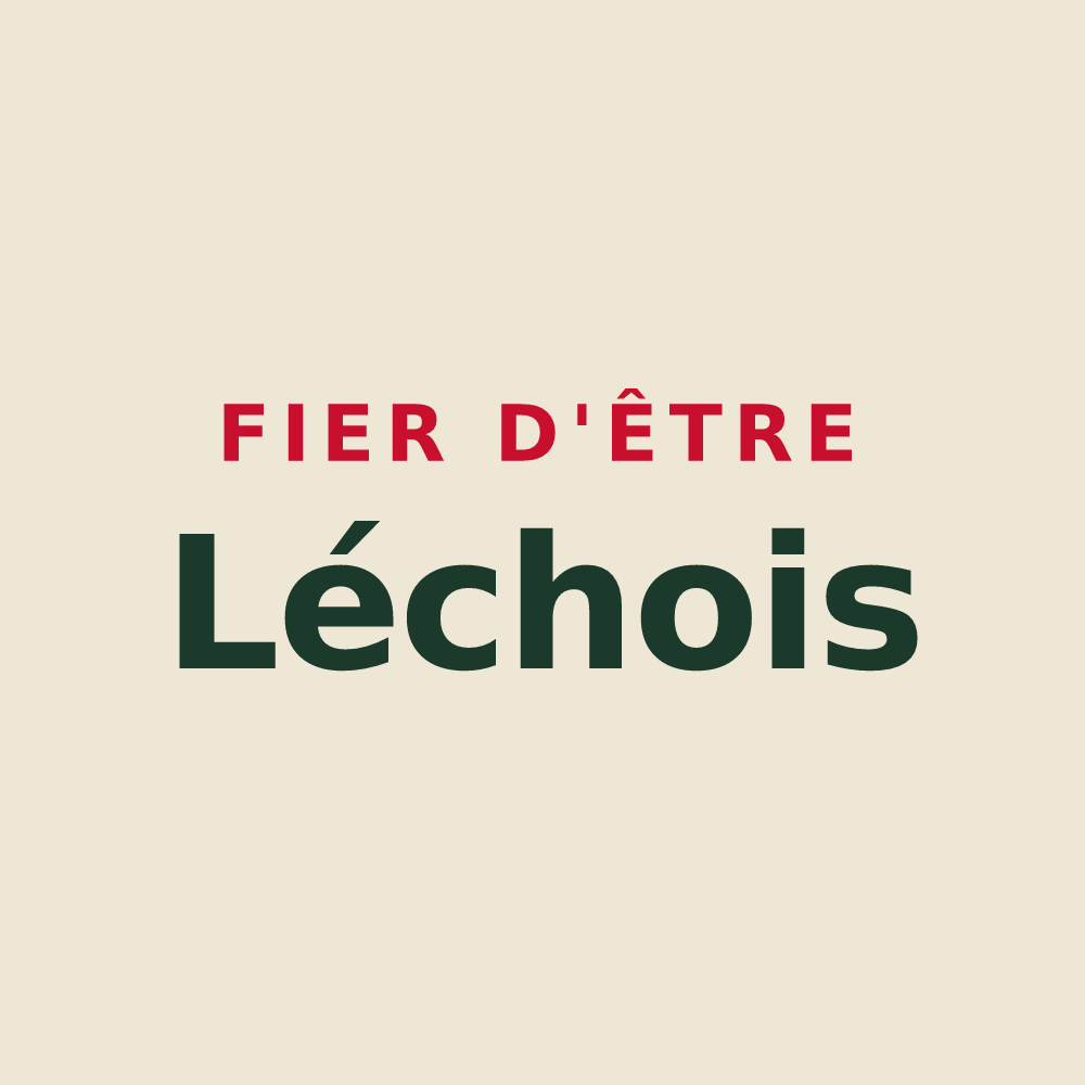 Tote bag « Fier d'être Léchois » — design pour Les Lèches