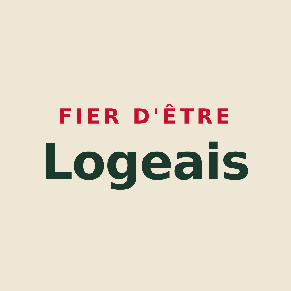 Tote bag « Fier d'être Logeais » — design pour Les Loges