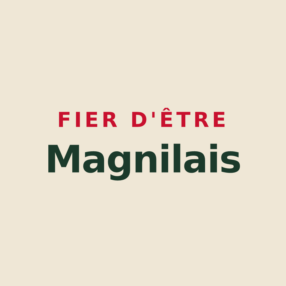 Tote bag « Fier d'être Magnilais » — design pour Les Magnils-Reigniers