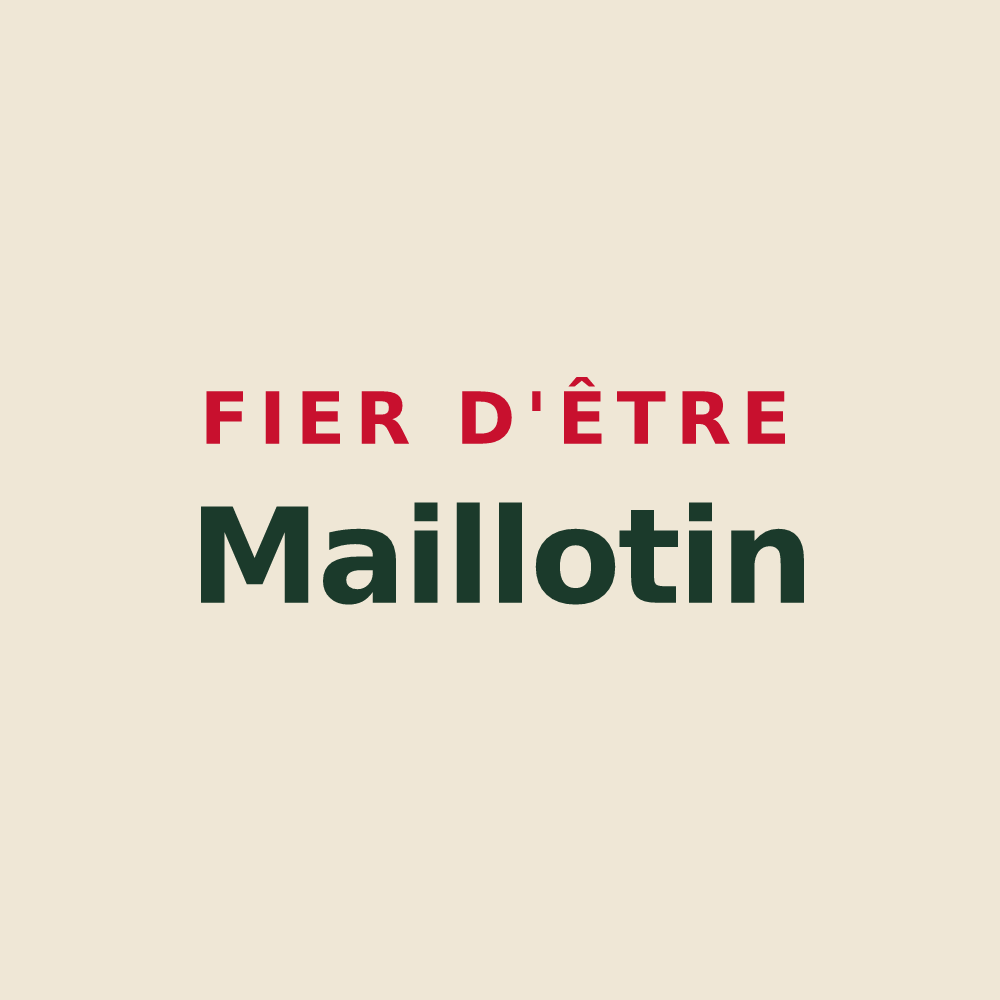 Tote bag « Fier d'être Maillotin » — design pour Les Maillys
