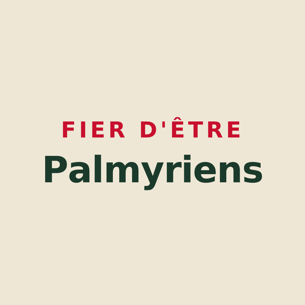 Tote bag « Fier d'être Palmyriens » — design pour Les Mathes