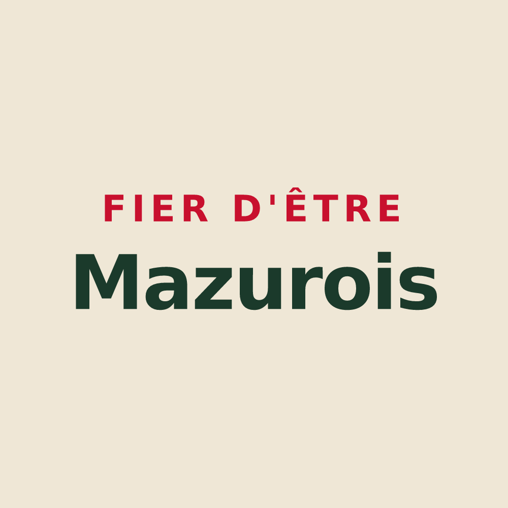 Tote bag « Fier d'être Mazurois » — design pour Les Mazures