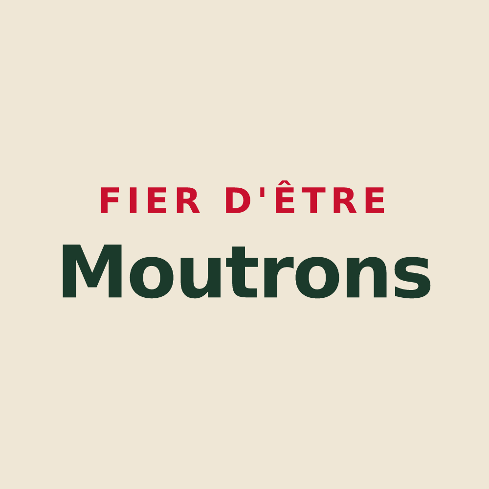 Tote bag « Fier d'être Moutrons » — design pour Les Moitiers-d'Allonne