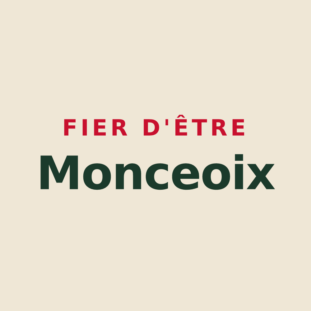 Tote bag « Fier d'être Monceoix » — design pour Les Monceaux