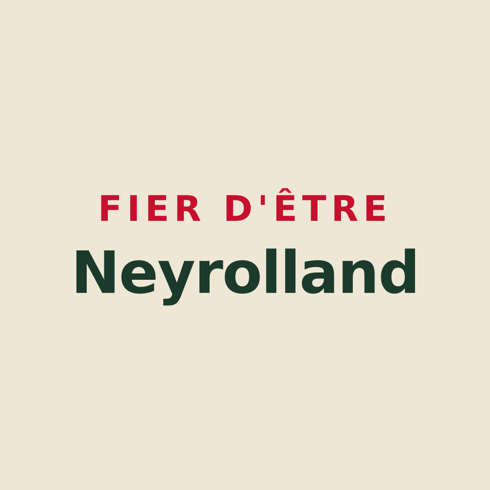 Tote bag « Fier d'être Neyrolland » — design pour Les Neyrolles
