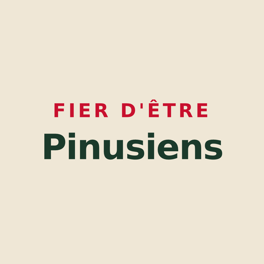 Tote bag « Fier d'être Pinusiens » — design pour Les Pins