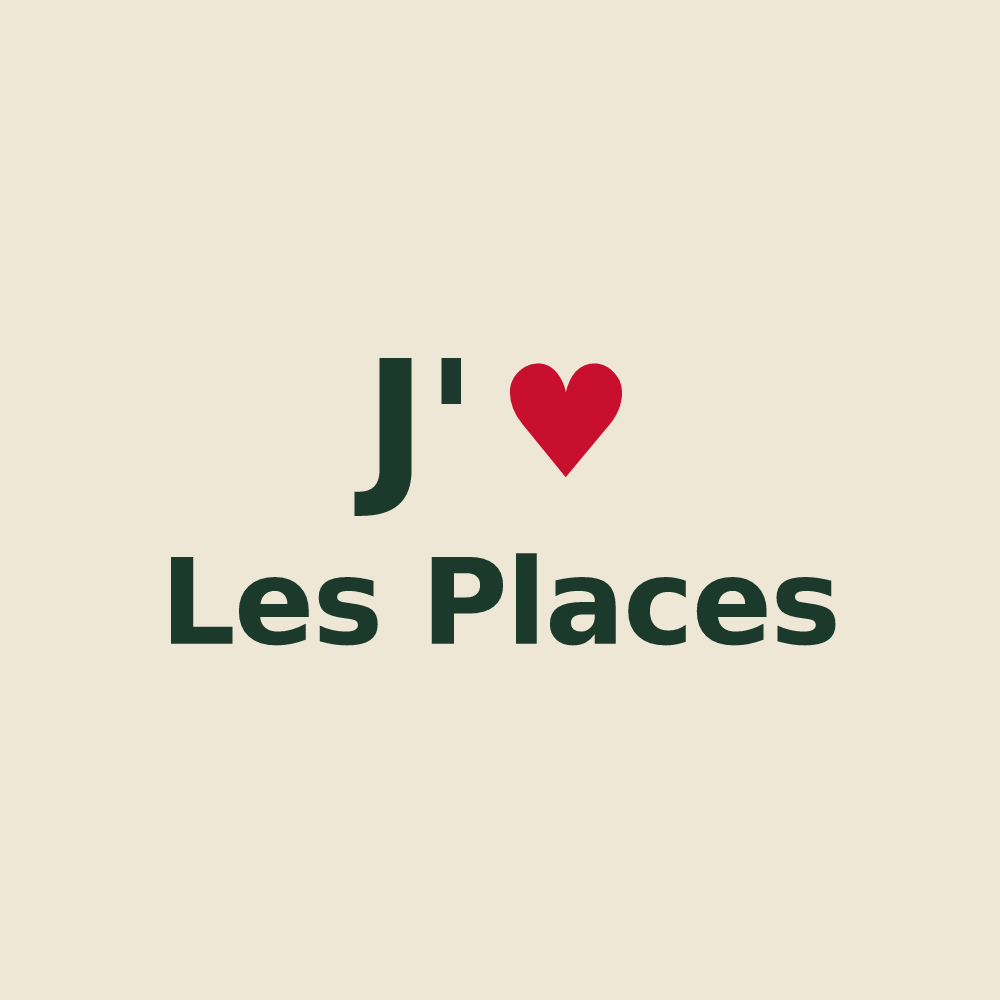 Tote bag personnalisé Les Places — design J'aime Les Places
