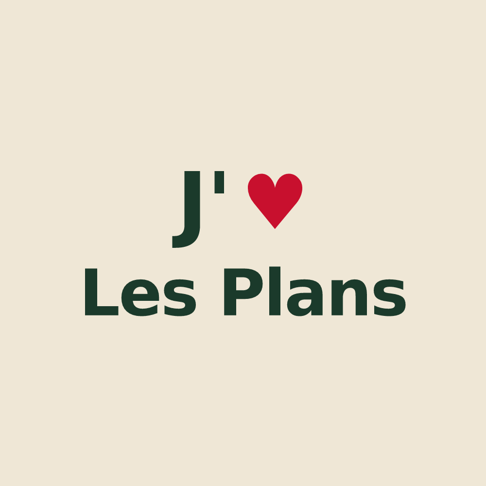 Tote bag personnalisé Les Plans — design J'aime Les Plans