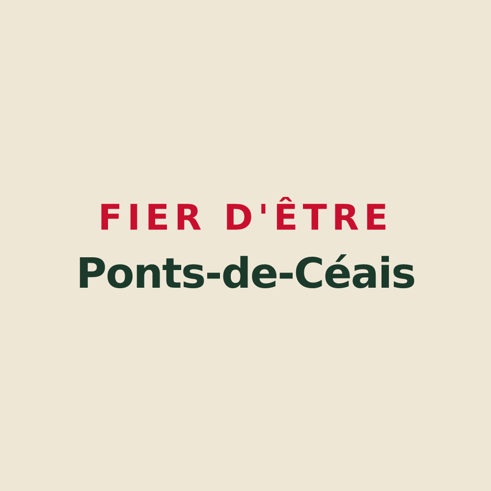 Tote bag « Fier d'être Ponts-de-Céais » — design pour Les Ponts-de-Cé
