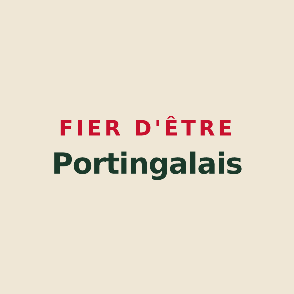 Tote bag « Fier d'être Portingalais » — design pour Les Portes-en-Ré