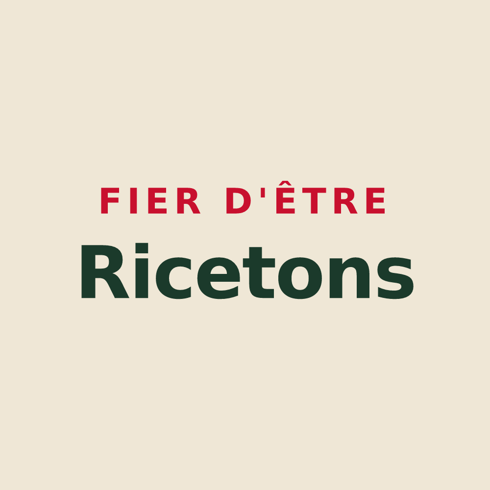 Tote bag « Fier d'être Ricetons » — design pour Les Riceys