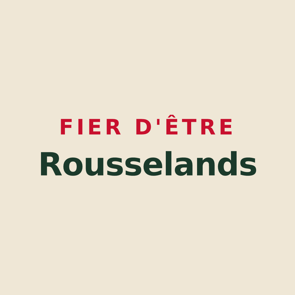 Tote bag « Fier d'être Rousselands » — design pour Les Rousses