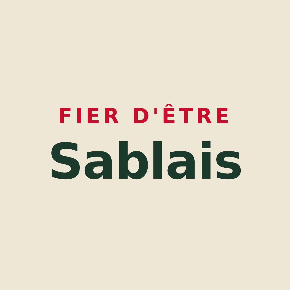 Tote bag « Fier d'être Sablais » — design pour Les Sables-d'Olonne