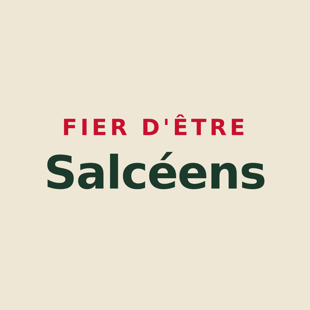 Tote bag « Fier d'être Salcéens » — design pour Les Salces