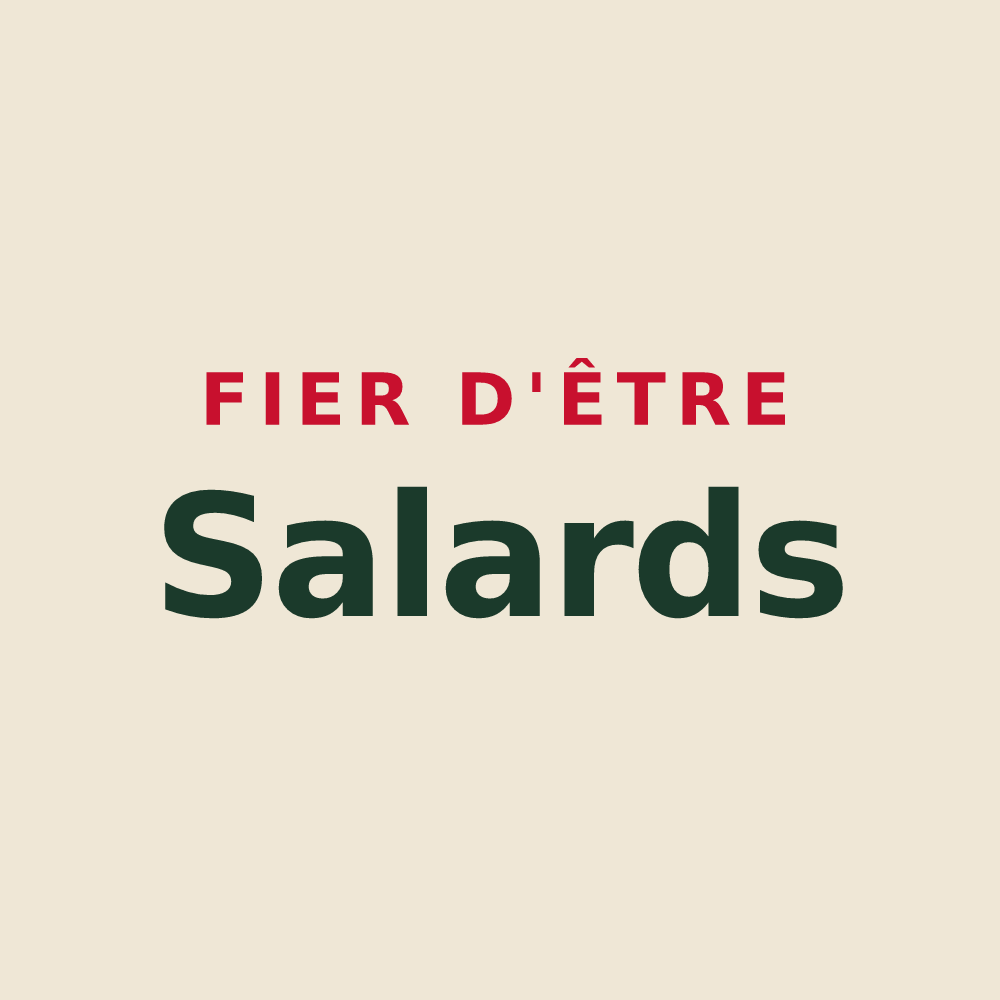 Tote bag « Fier d'être Salards » — design pour Les Salles