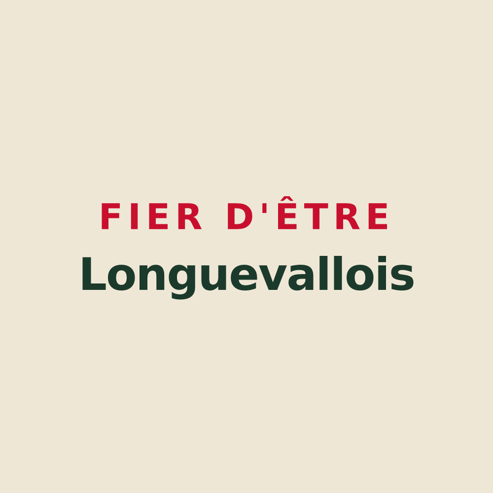 Tote bag « Fier d'être Longuevallois » — design pour Les Septvallons