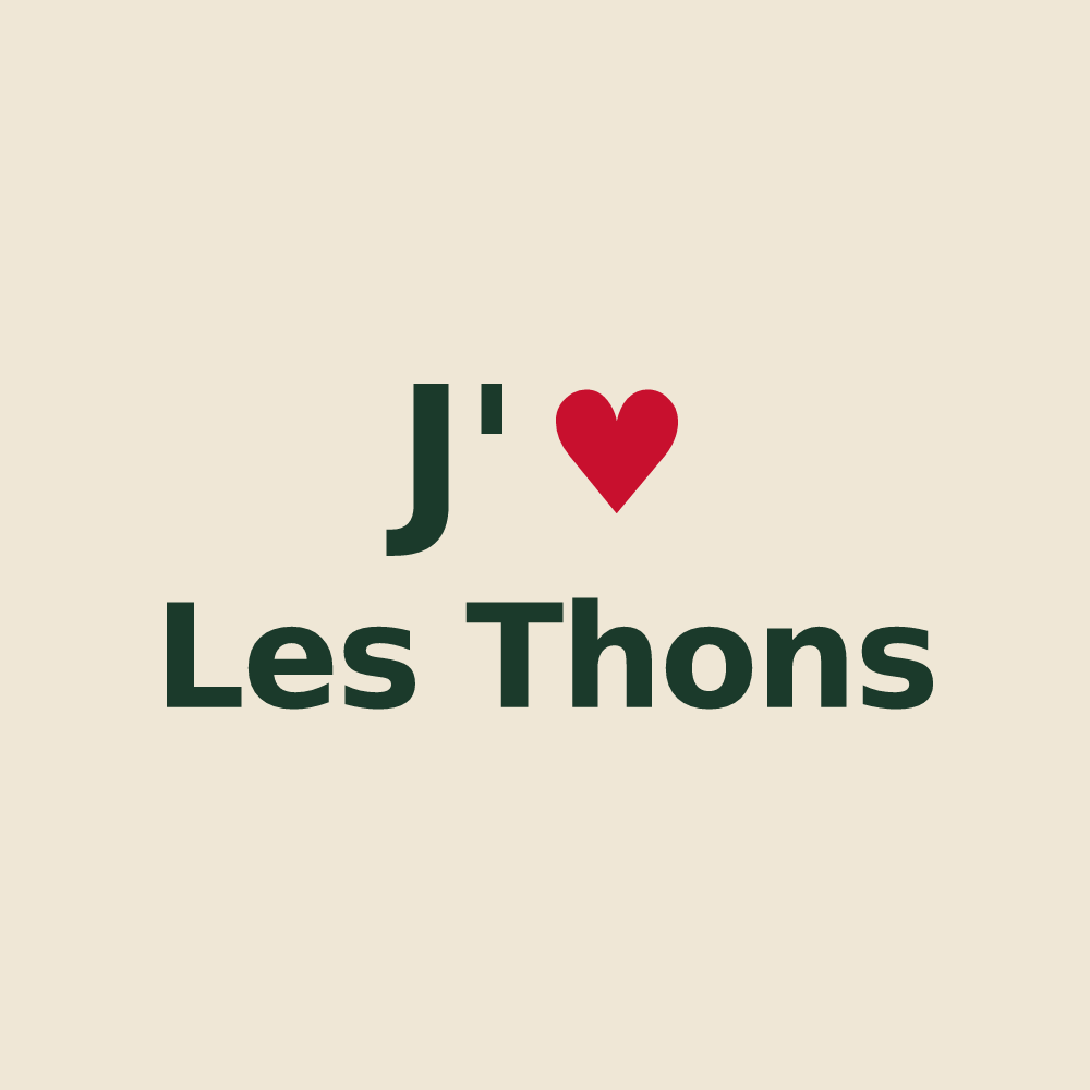 Tote bag personnalisé Les Thons — design J'aime Les Thons