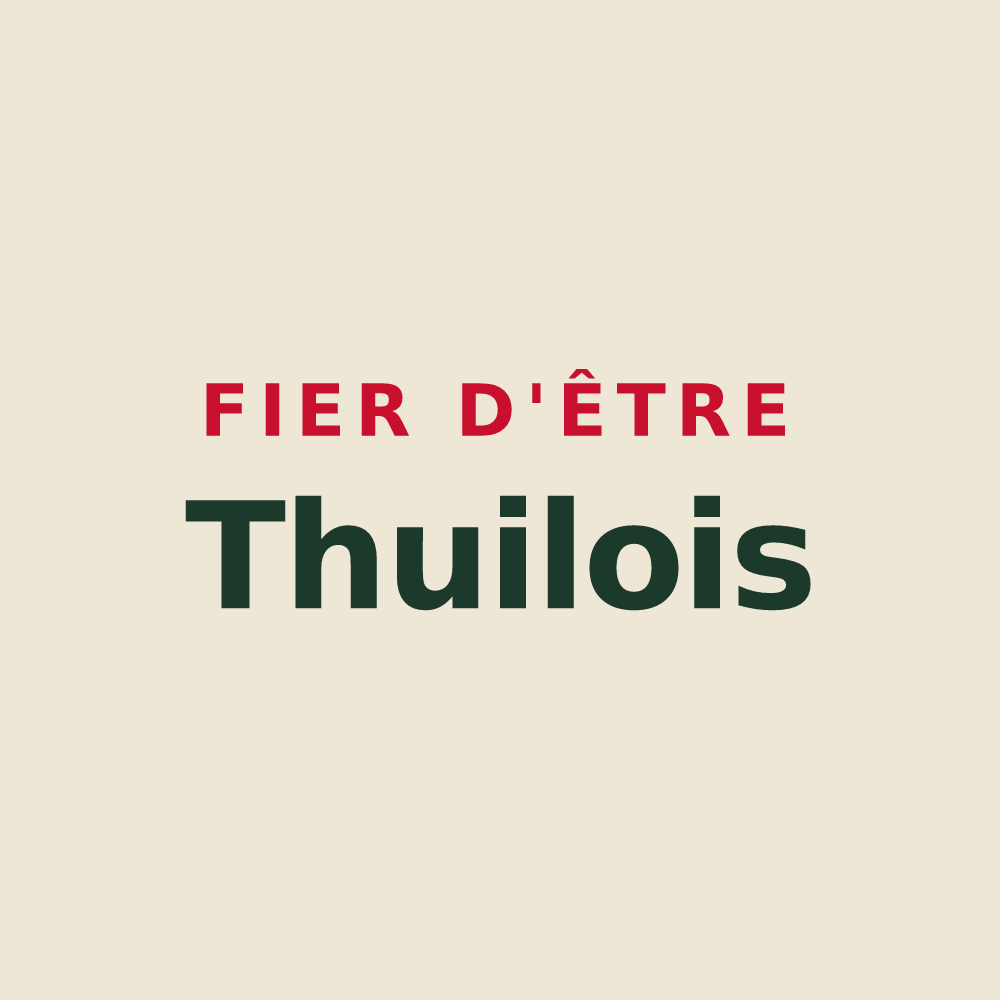 Tote bag « Fier d'être Thuilois » — design pour Les Thuiles