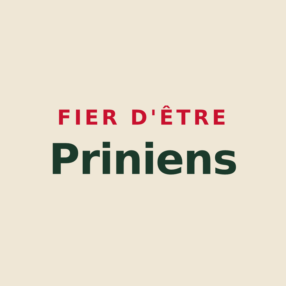 Tote bag « Fier d'être Priniens » — design pour Les Touches-de-Périgny