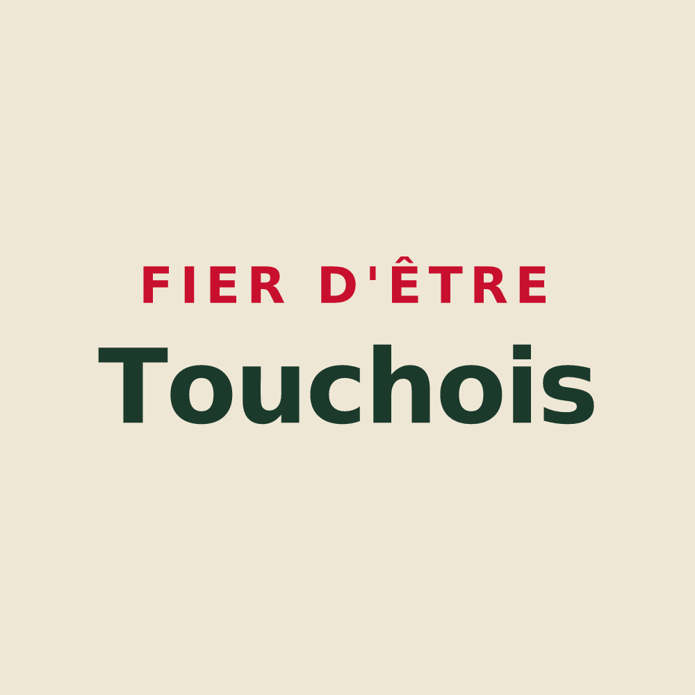 Tote bag « Fier d'être Touchois » — design pour Les Touches