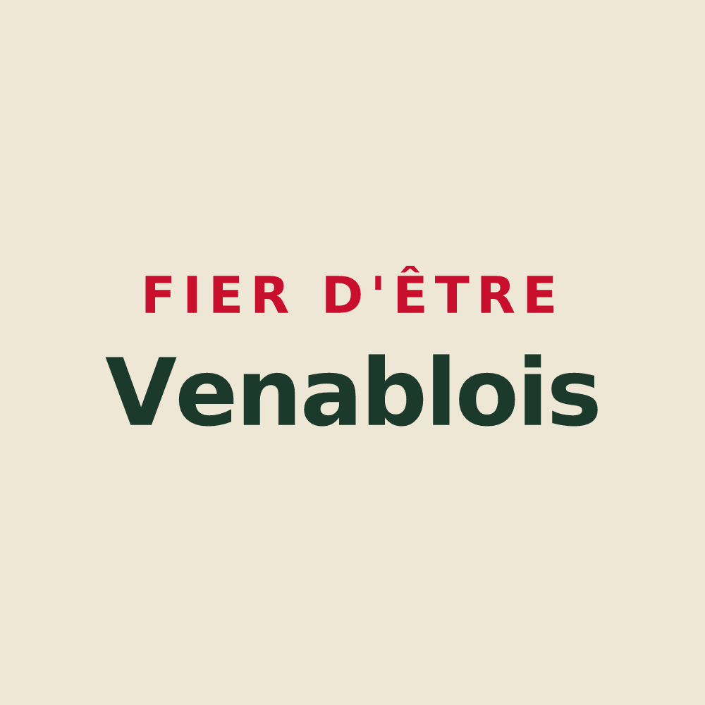 Tote bag « Fier d'être Venablois » — design pour Les Trois Lacs