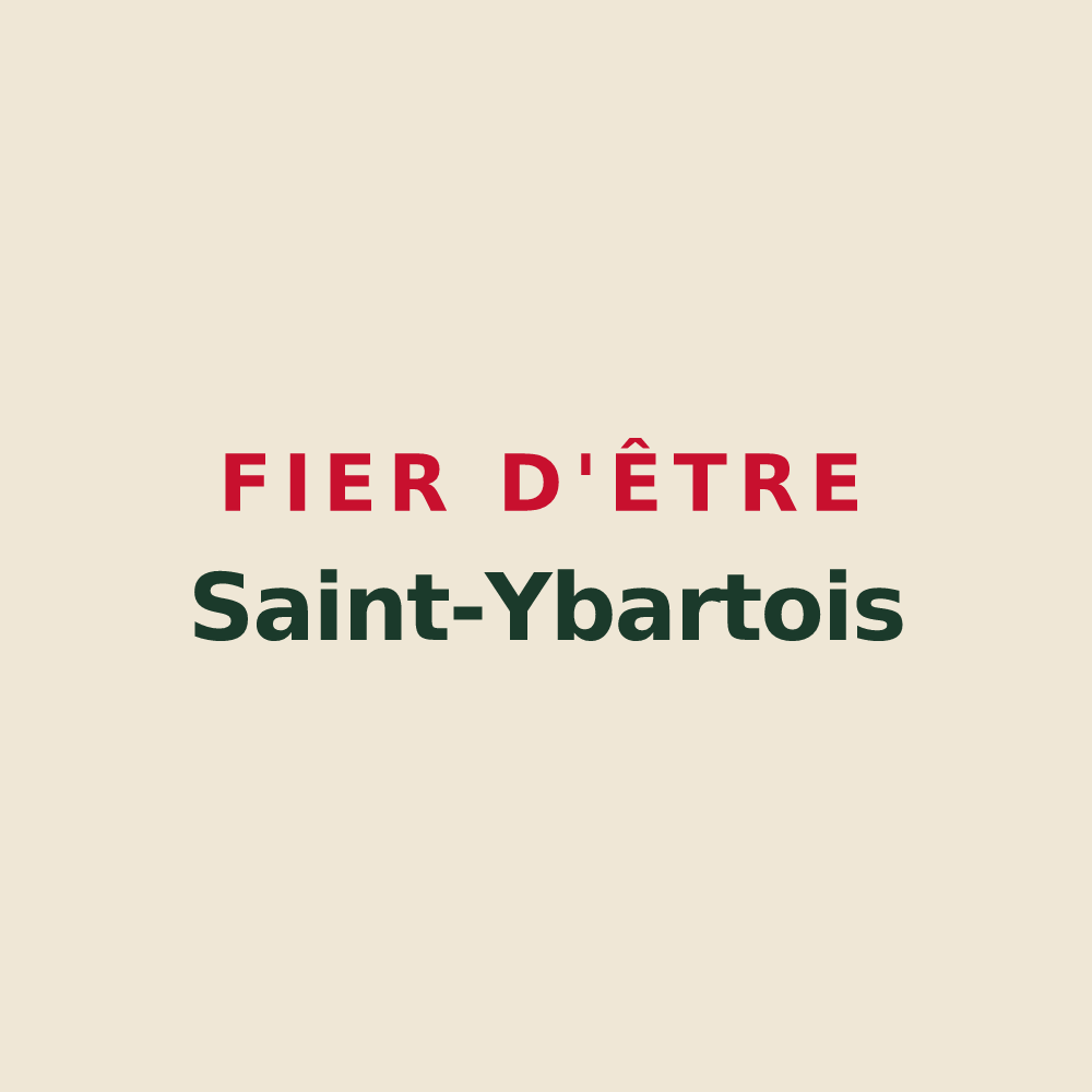 Tote bag « Fier d'être Saint-Ybartois » — design pour Les Trois-Saints