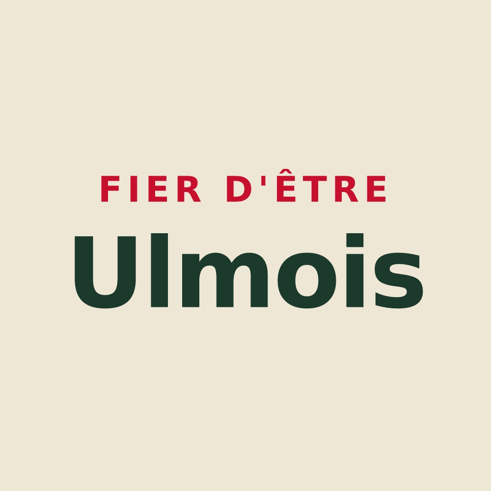 Tote bag « Fier d'être Ulmois » — design pour Les Ulmes