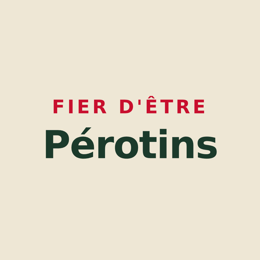 Tote bag « Fier d'être Pérotins » — design pour Les Velluire-sur-Vendée