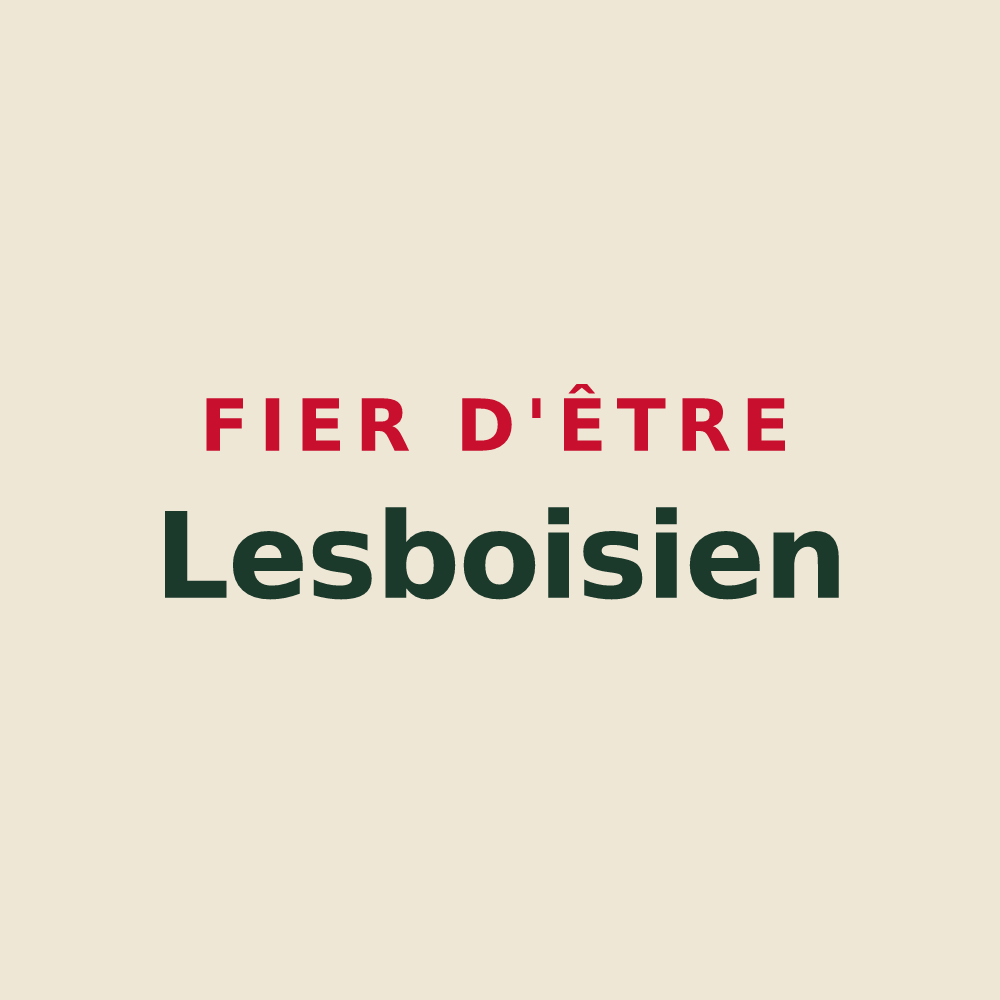 Tote bag « Fier d'être Lesboisien » — design pour Lesbois