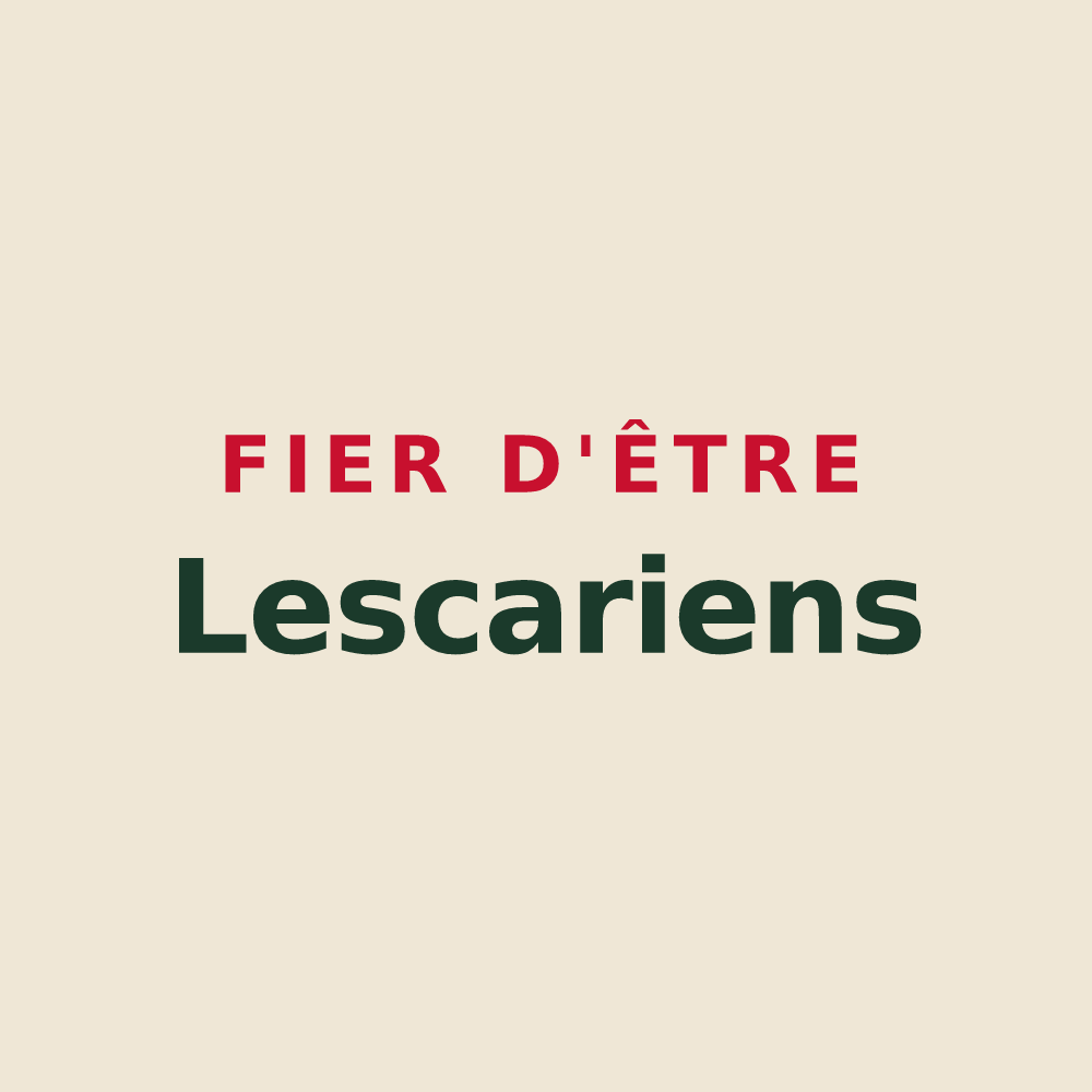 Tote bag « Fier d'être Lescariens » — design pour Lescar