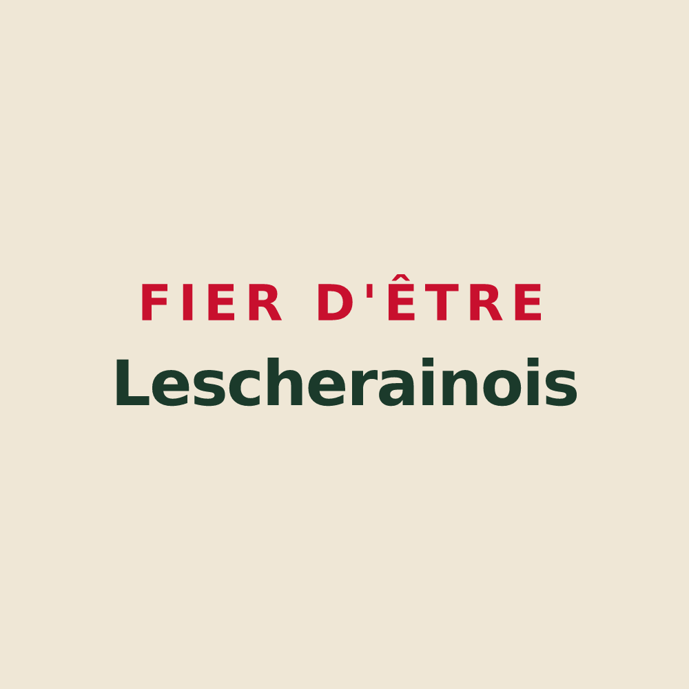 Tote bag « Fier d'être Lescherainois » — design pour Lescheraines