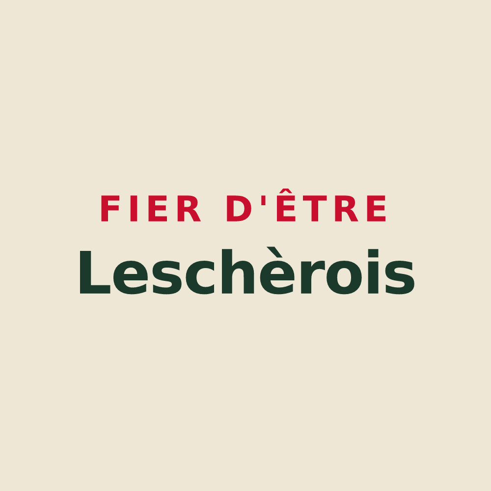 Tote bag « Fier d'être Leschèrois » — design pour Leschères-sur-le-Blaiseron