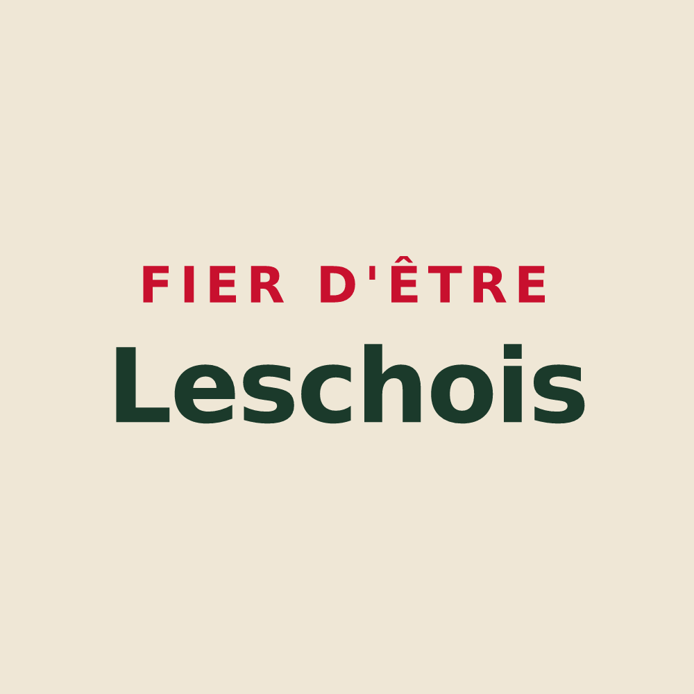 Tote bag « Fier d'être Leschois » — design pour Lesches
