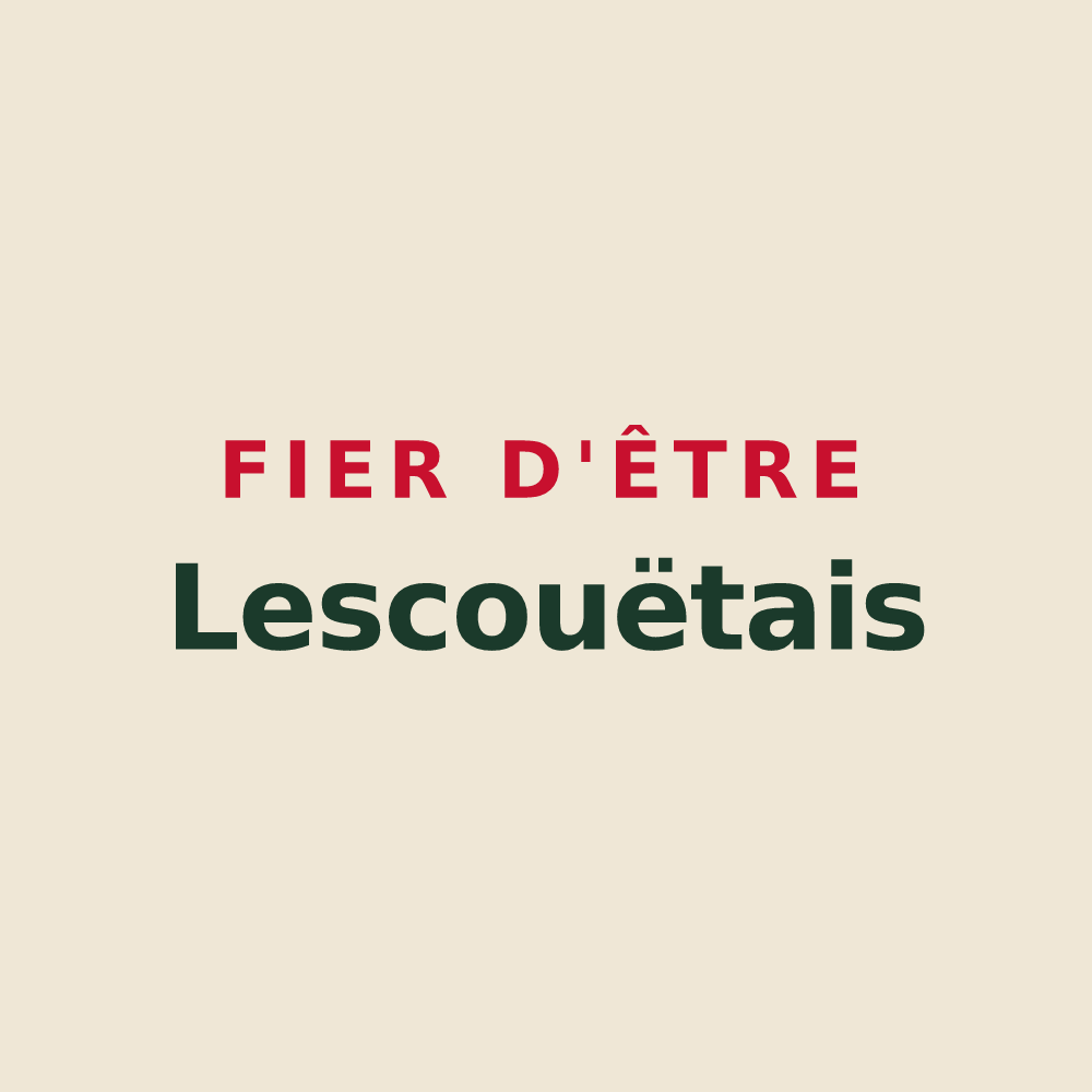 Tote bag « Fier d'être Lescouëtais » — design pour Lescouët-Gouarec