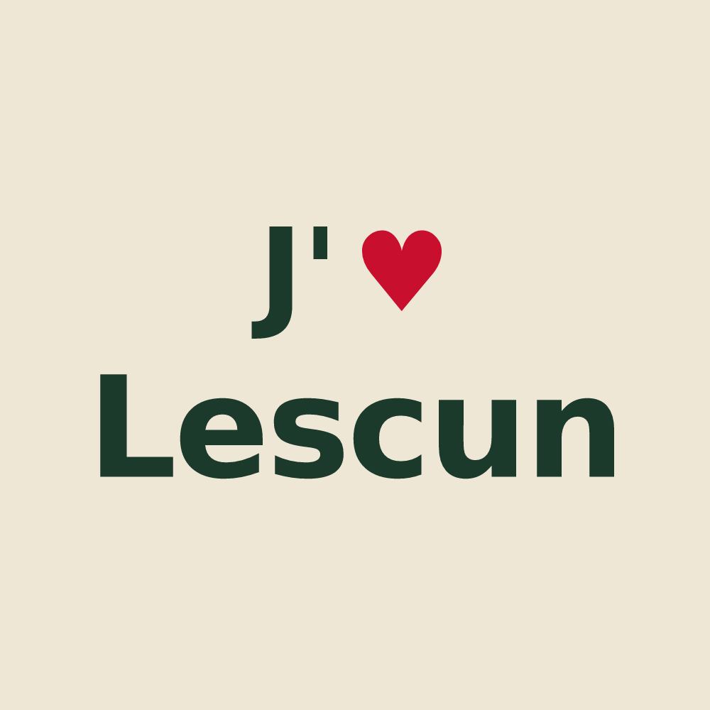 Tote bag personnalisé Lescun — design J'aime Lescun