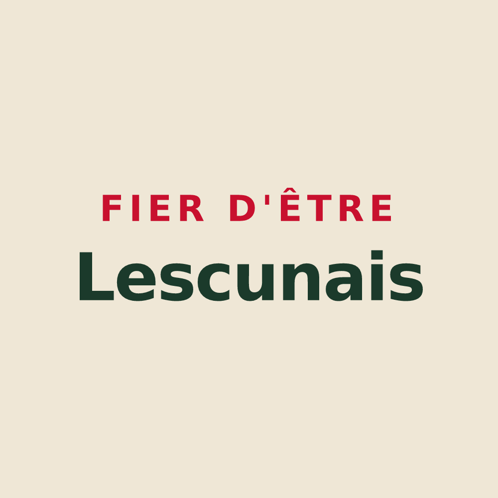 Tote bag « Fier d'être Lescunais » — design pour Lescuns