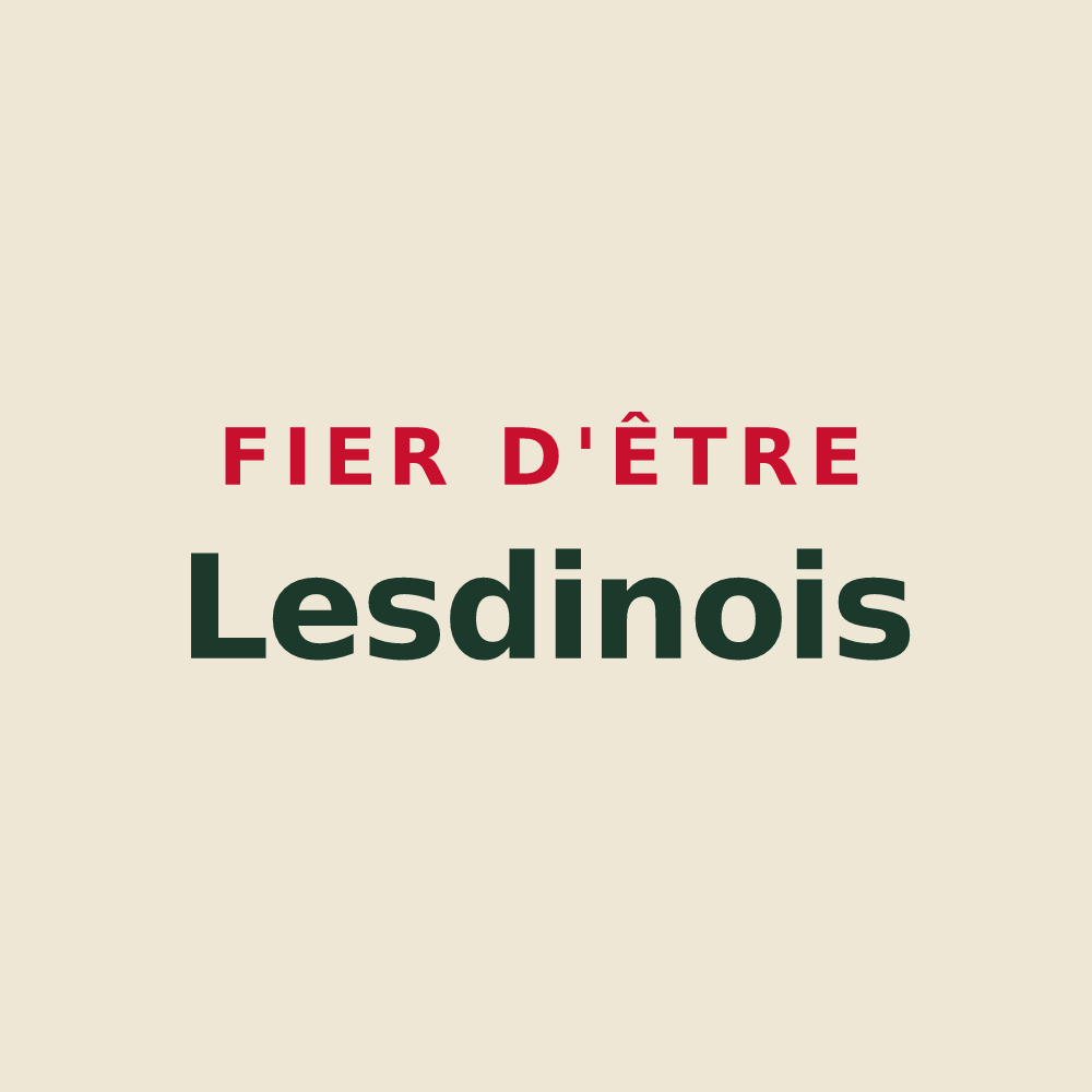 Tote bag « Fier d'être Lesdinois » — design pour Lesdins